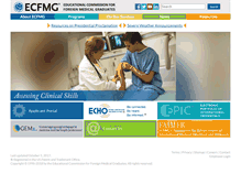 Tablet Screenshot of ecfmg.org